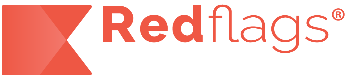 Redflags Logo white